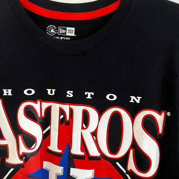 New Houston Astros New Era Short Sleeve Tee Size Medium - Picture 3 of 7